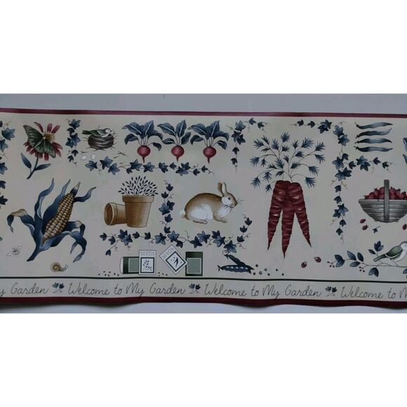 Imperial Wallcovering Pre-pasted Decorative Wall Border Animals Garden - 5 yds - Picture 3 of 4